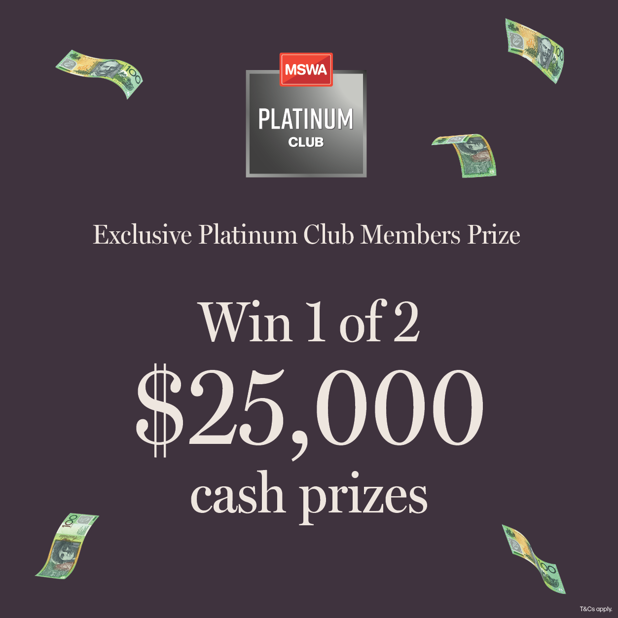 MSWA Luxury Lottery MSWA Platinum Club